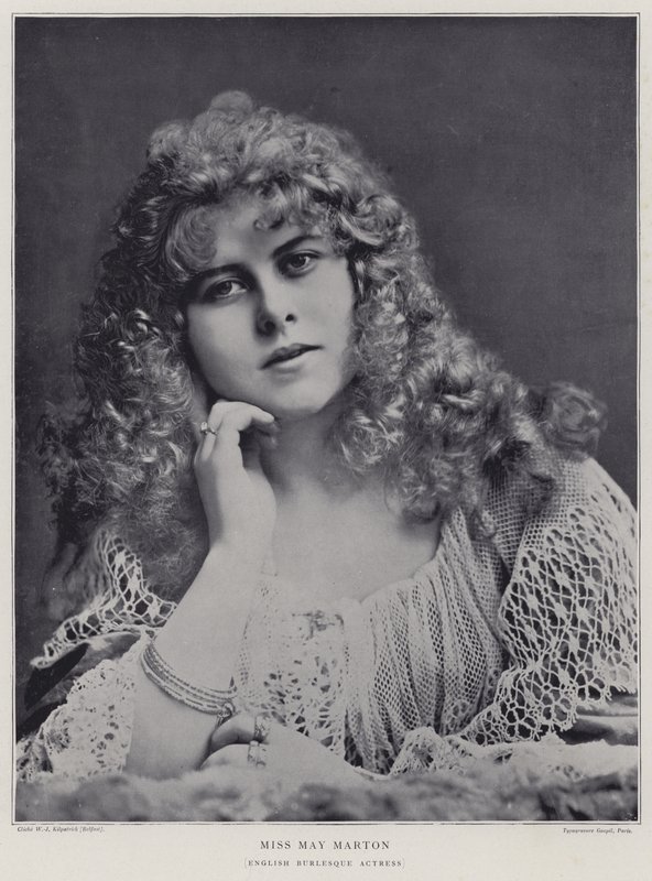 May Marton, attrice burlesca inglese da English Photographer