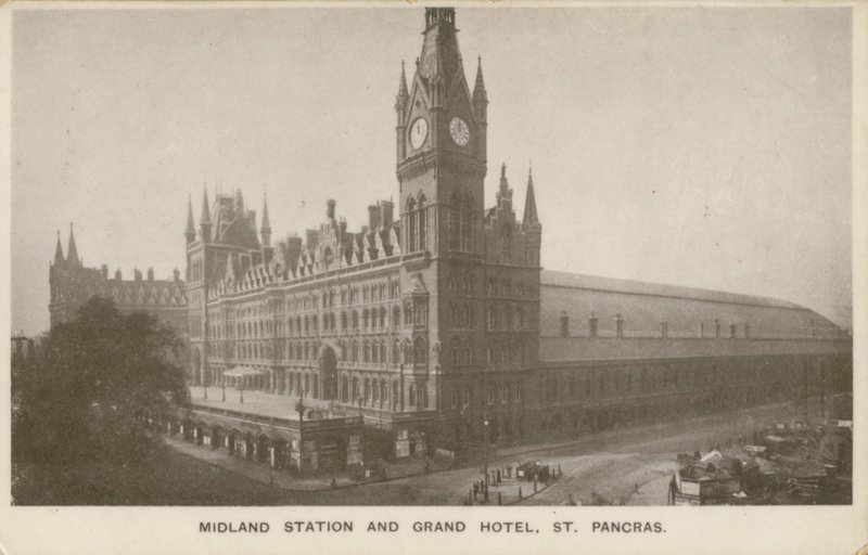 Midland Station e Grand Hotel, St Pancras, Londra da English Photographer