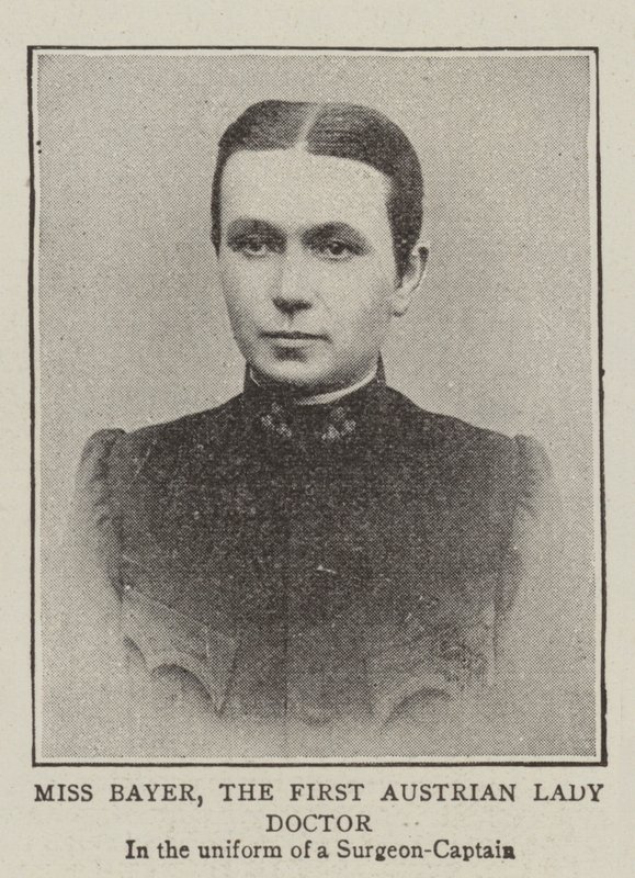 Miss Bayer, la Prima Donna Medico Austriaca da English Photographer