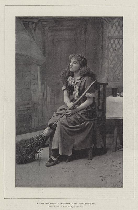 Miss Ellaline Terriss come Cenerentola nel pantomima del Lyceum da English Photographer