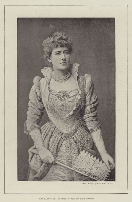 Miss Ellen Terry come Beatrice in Molto rumore per nulla da English Photographer