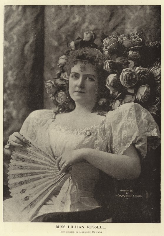 Miss Lillian Russell da English Photographer