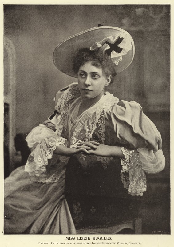 Miss Lizzie Ruggles da English Photographer