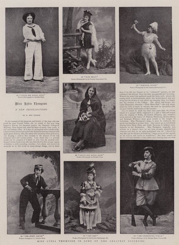 Miss Lydia Thompson in alcuni dei suoi maggiori successi da English Photographer
