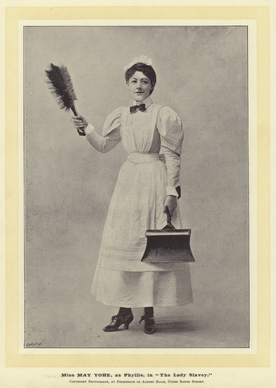 Miss May Yohe, come Phyllis, in The Lady Slavey da English Photographer