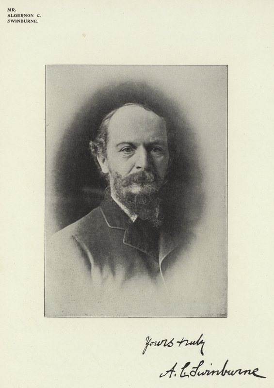 Algernon C Swinburne da English Photographer