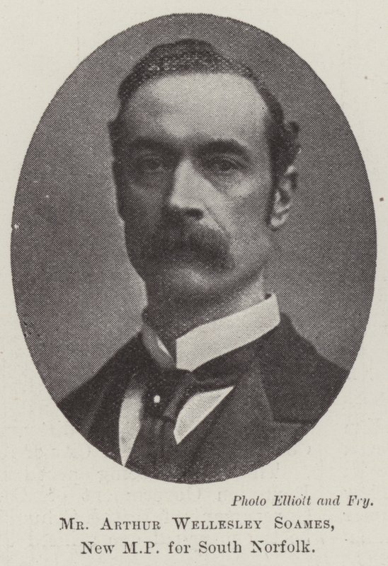 Signor Arthur Wellesley Soames, nuovo deputato per il sud del Norfolk da English Photographer