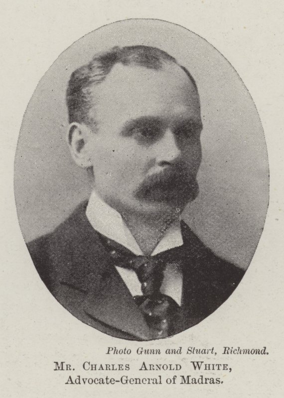 Il signor Charles Arnold White, avvocato generale di Madras da English Photographer
