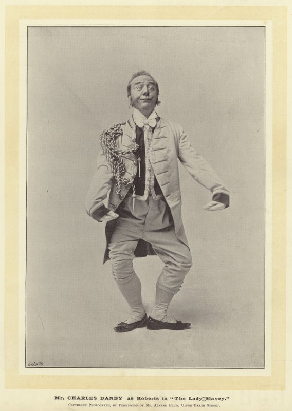 Mr Charles Danby come Roberts in The Lady Slavey da English Photographer