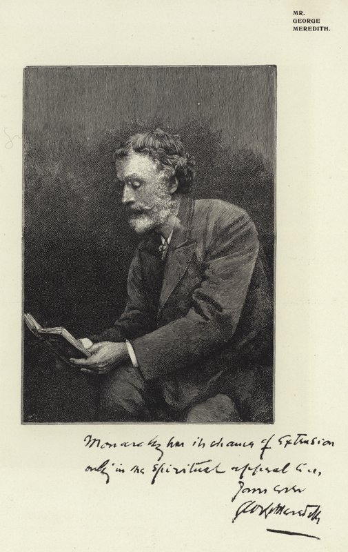 Mr George Meredith da English Photographer