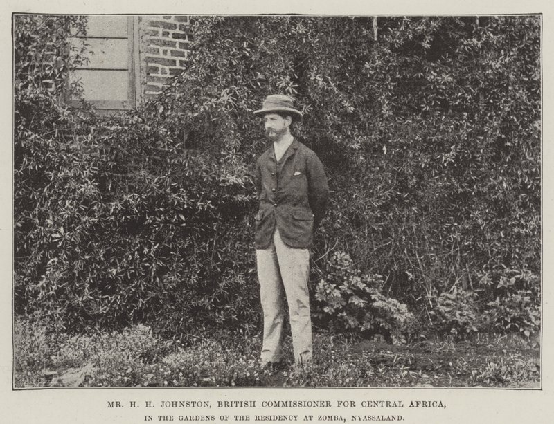 Il signor H H Johnston, Commissario britannico per l