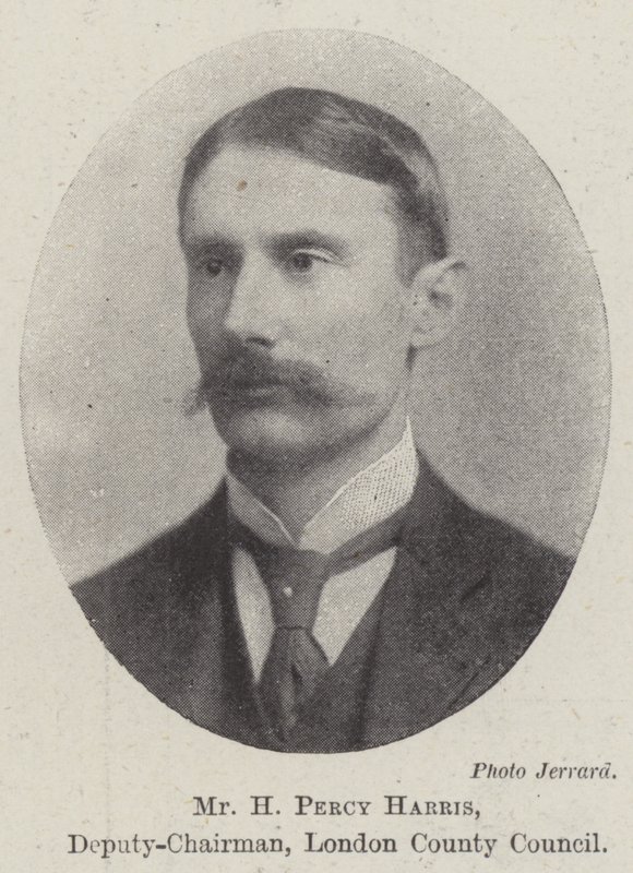 Mr H Percy Harris, Vicepresidente, Consiglio della Contea di Londra da English Photographer