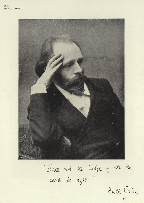 Mr Hall Caine da English Photographer