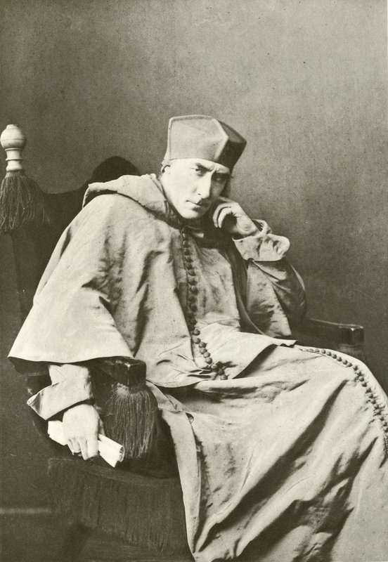 Mr Henry Irving come Cardinale Wolsey (incisione) da English Photographer