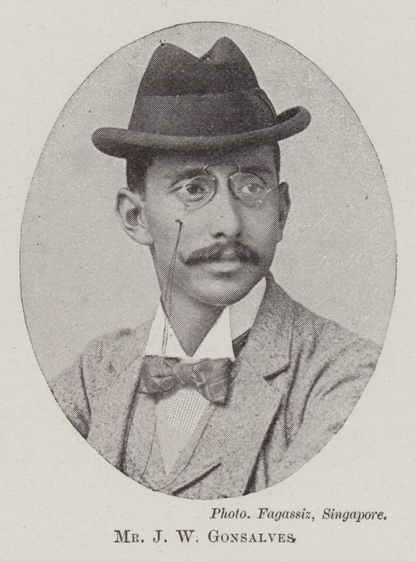 Il signor J W Gonsalves da English Photographer
