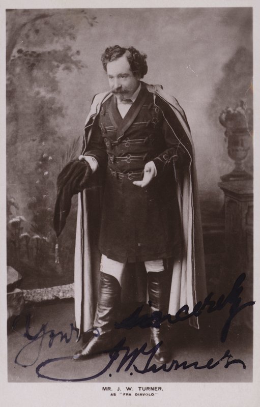 Mr J W Turner come Fra Diavolo da English Photographer