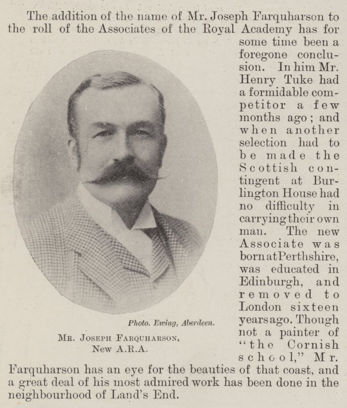Mr Joseph Farquharson, nuovo ARA da English Photographer