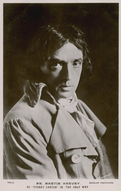 Mr Martin Harvey, come Sydney Carton in The Only Way da English Photographer