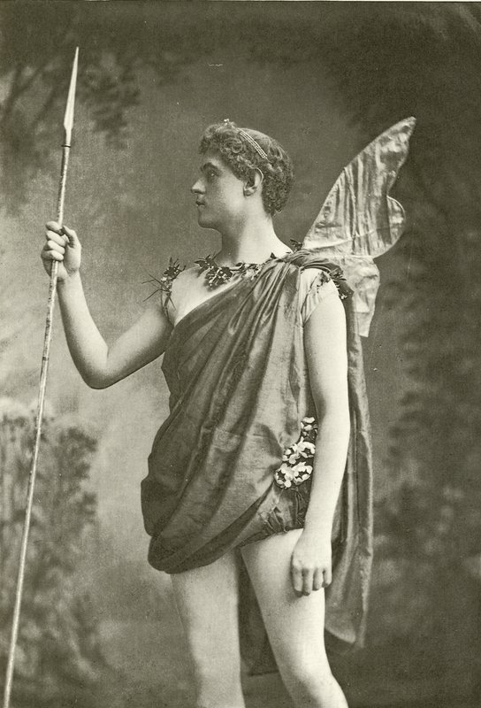 Mr Otto Stuart come Oberon (incisione) da English Photographer