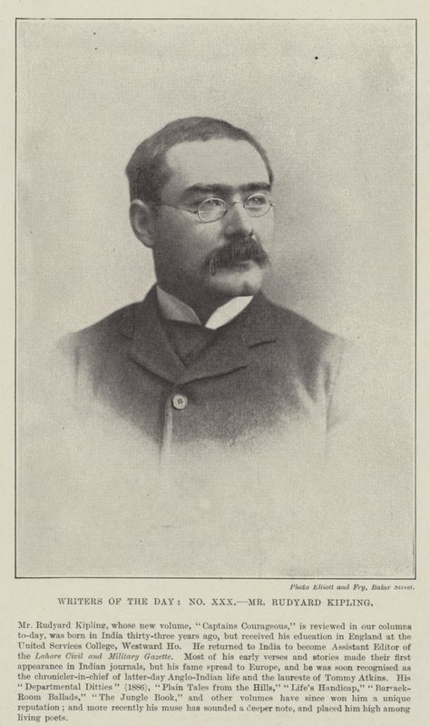 Mr Rudyard Kipling da English Photographer