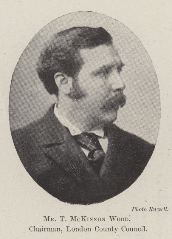 Mr T McKinnon Wood, Presidente, Consiglio della Contea di Londra da English Photographer