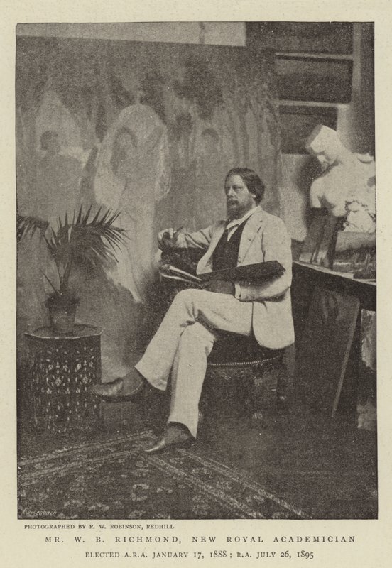 Mr W B Richmond, nuovo accademico reale da English Photographer