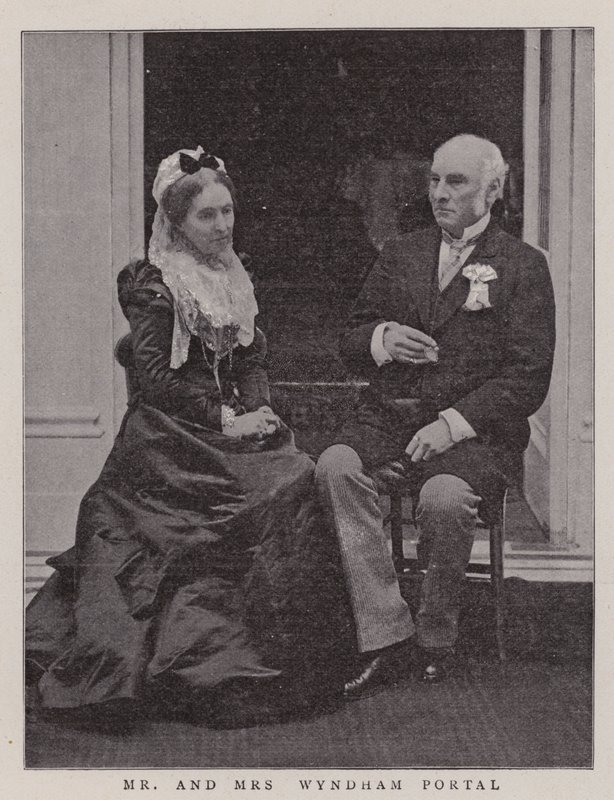 Mr e Mrs Wyndham Portal da English Photographer