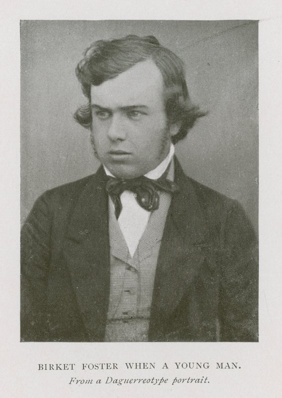 Myles Birket Foster, artista inglese, da giovane da English Photographer