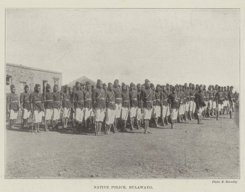Polizia Nativa, Bulawayo da English Photographer
