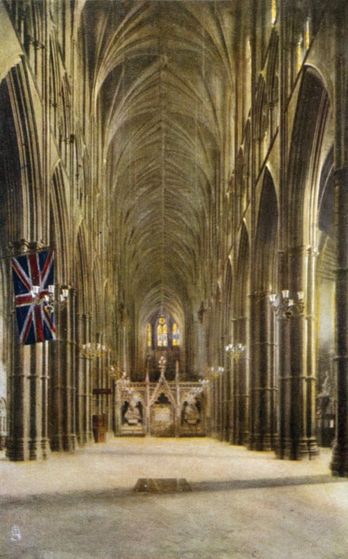 Navata e tomba del Milite Ignoto, Abbazia di Westminster, Londra da English Photographer
