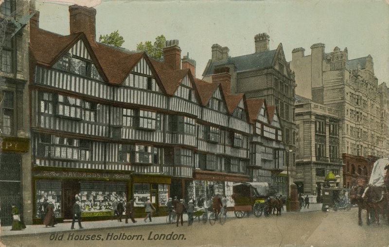 Vecchie Case, Holborn, Londra da English Photographer