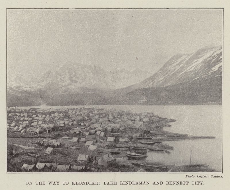 Sulla Strada per Klondike, Lago Linderman e Bennett City da English Photographer