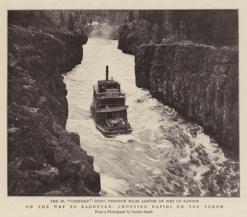 Sulla strada per Klondyke, sparando rapide sullo Yukon da English Photographer
