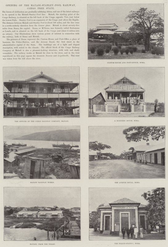 Apertura della Ferrovia Matadi-Stanley-Pool, Stato Libero del Congo da English Photographer