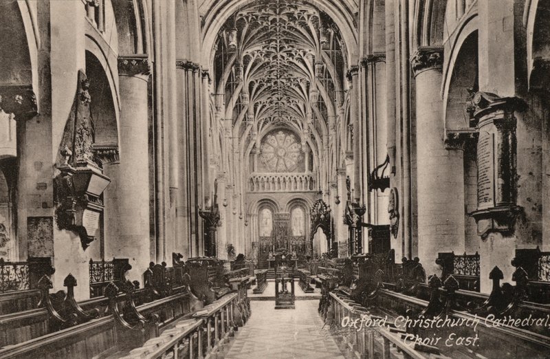 Oxford, Cattedrale di Christchurch, Coro Est da English Photographer