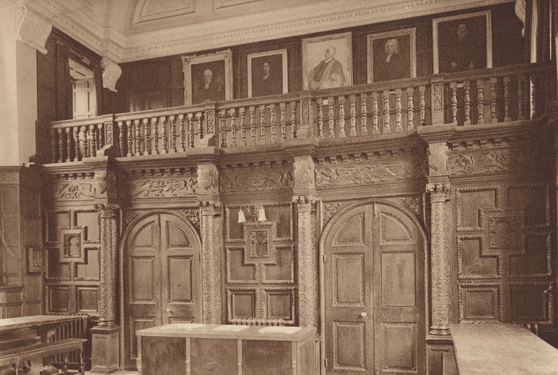 Oxford: Jesus College, Lo Schermo della Sala, c 1610 da English Photographer