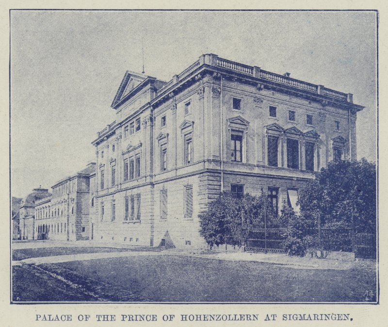 Palazzo del Principe di Hohenzollern a Sigmaringen da English Photographer