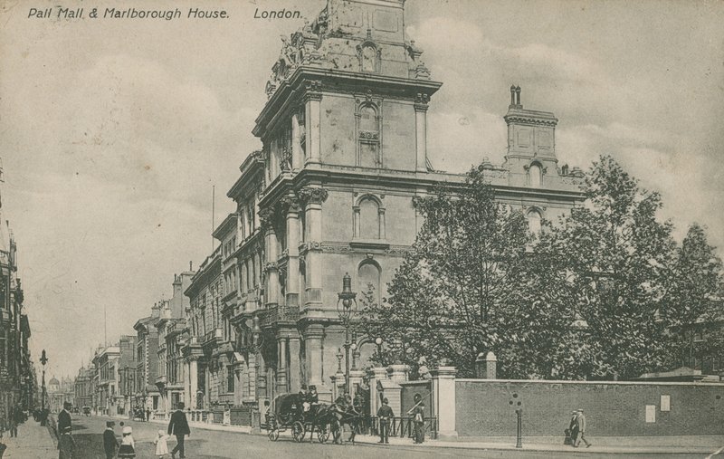Pall Mall e Marlborough House da English Photographer