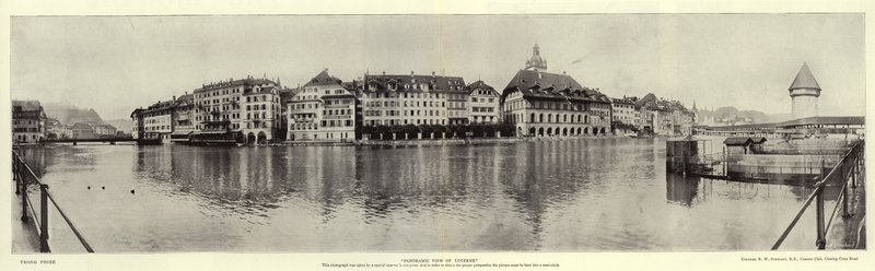Veduta panoramica di Lucerna da English Photographer