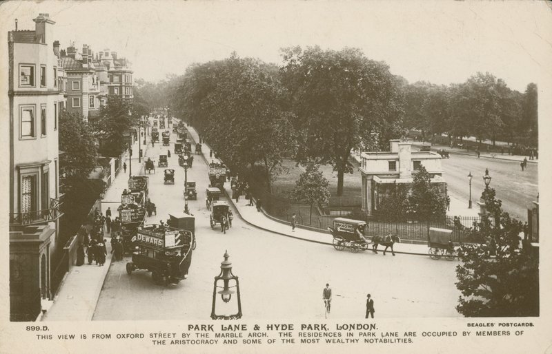 Park Lane e Hyde Park, Londra da English Photographer