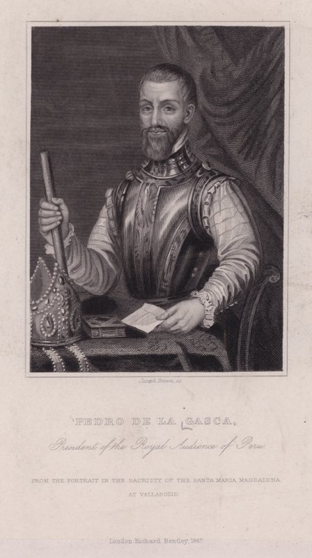 Pedro de la Gasca, vescovo spagnolo, diplomatico e secondo viceré del Perù (foto in b/n) da English Photographer