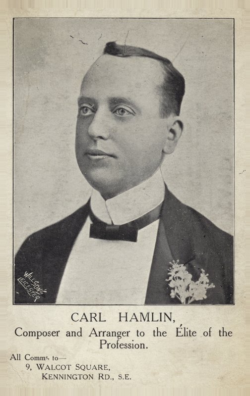 Ritratto di Carl Hamlin da English Photographer