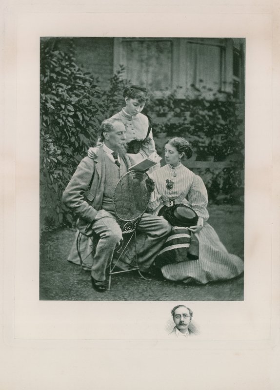 Ritratto di Charles Dickens da English Photographer