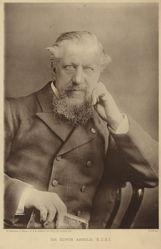 Ritratto di Sir Edwin Arnold da English Photographer