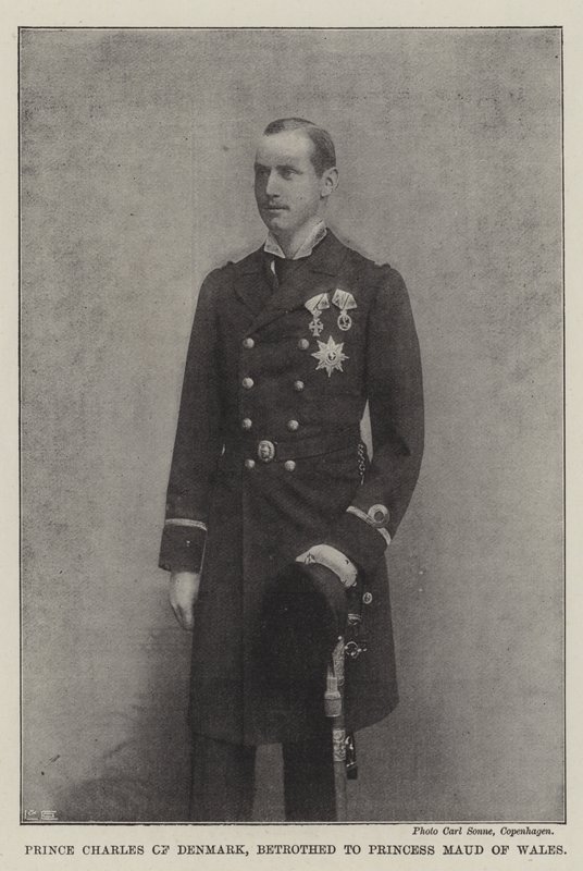Principe Carlo di Danimarca, promesso sposo alla Principessa Maud del Galles da English Photographer