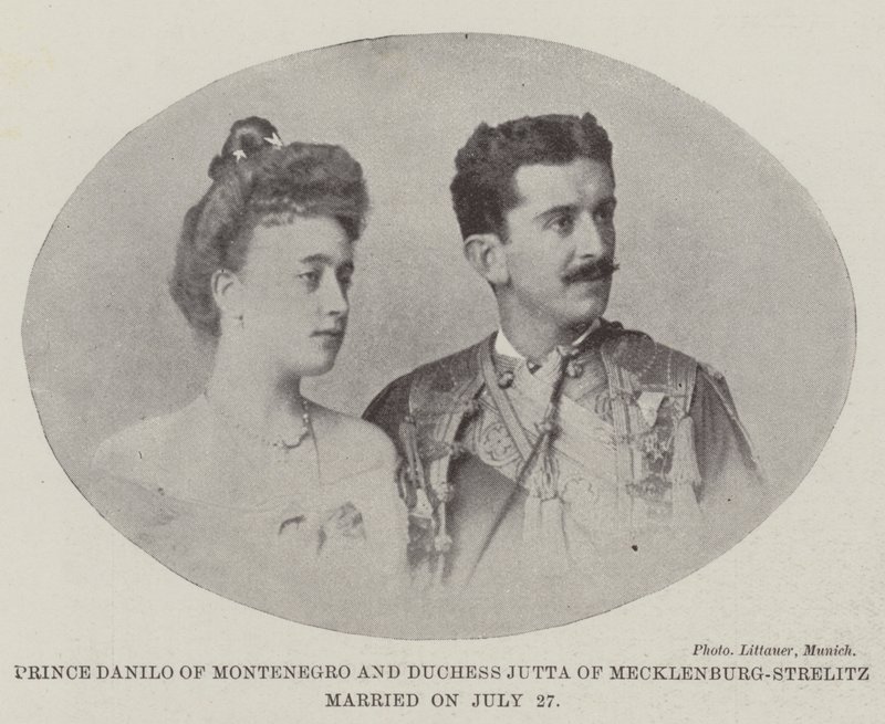 Il Principe Danilo del Montenegro e la Duchessa Jutta di Mecklenburg-Strelitz Sposati il 27 Luglio da English Photographer