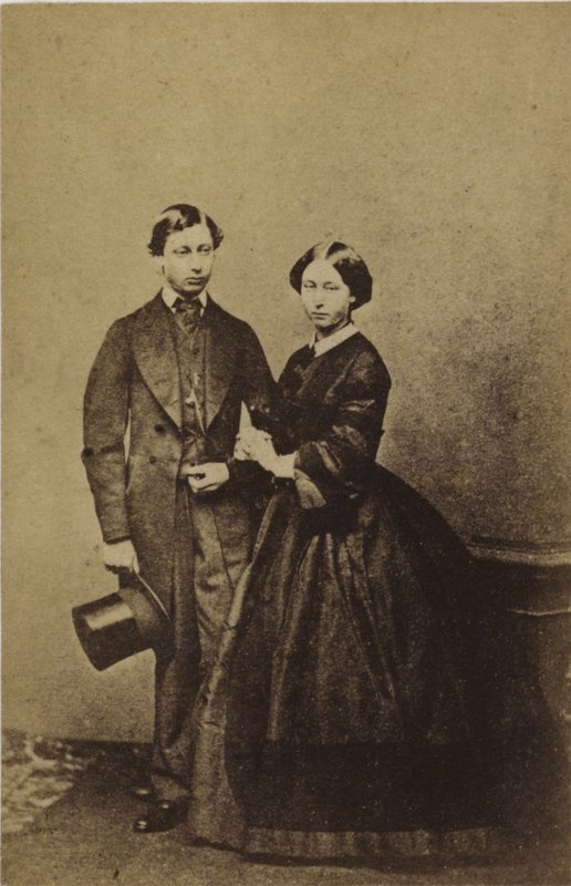 Principe di Galles e Principessa Alice (foto seppia) da English Photographer