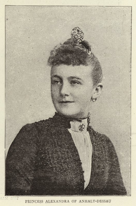 Principessa Alessandra di Anhalt-Dessau da English Photographer