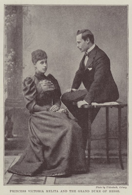 Principessa Vittoria Melita e il Granduca d