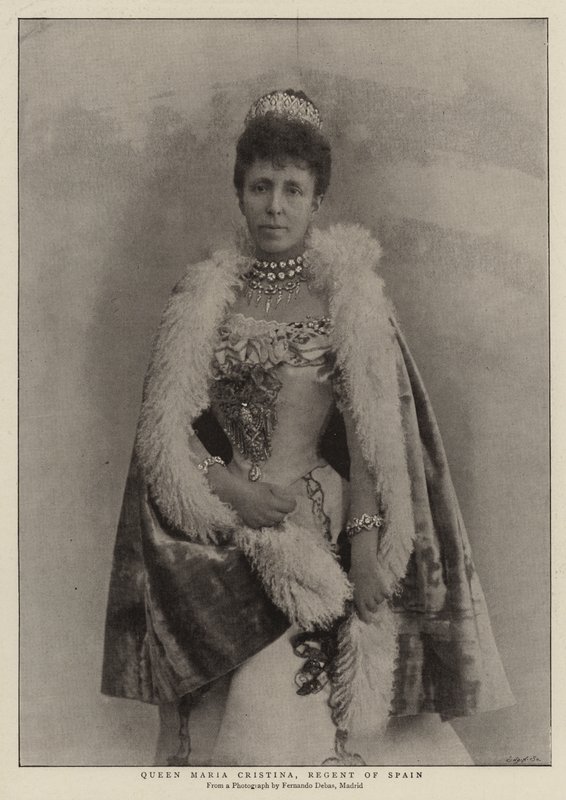 Regina Maria Cristina, reggente di Spagna da English Photographer